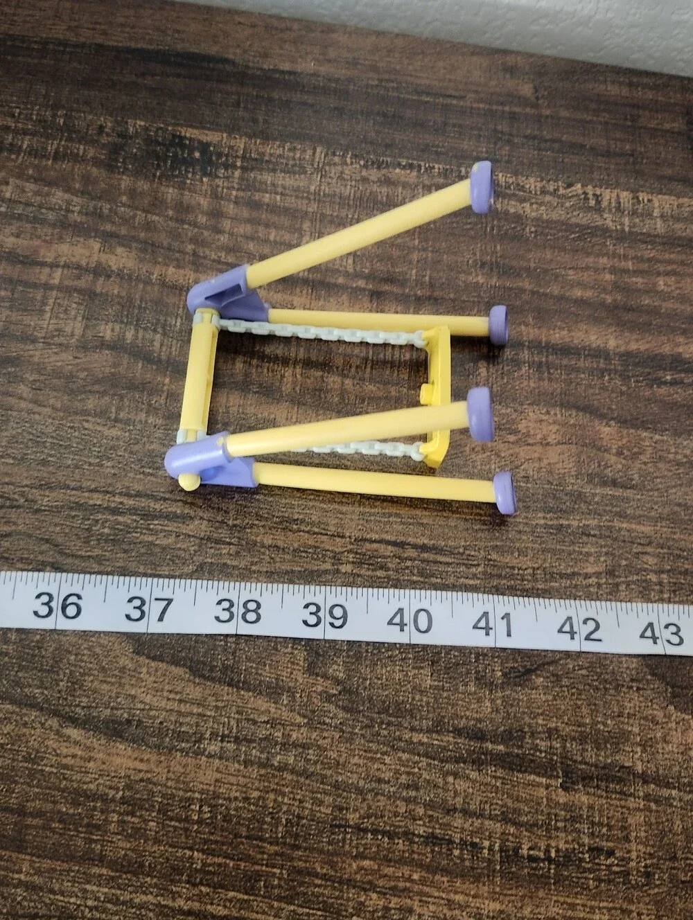 Bluey Yellow and Purple Kids Toy Swing Accessory - Playset Component